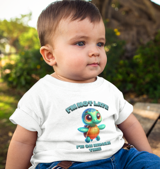 I'm Not Late I'm on Indian Time Native American Toddler T-Shirt