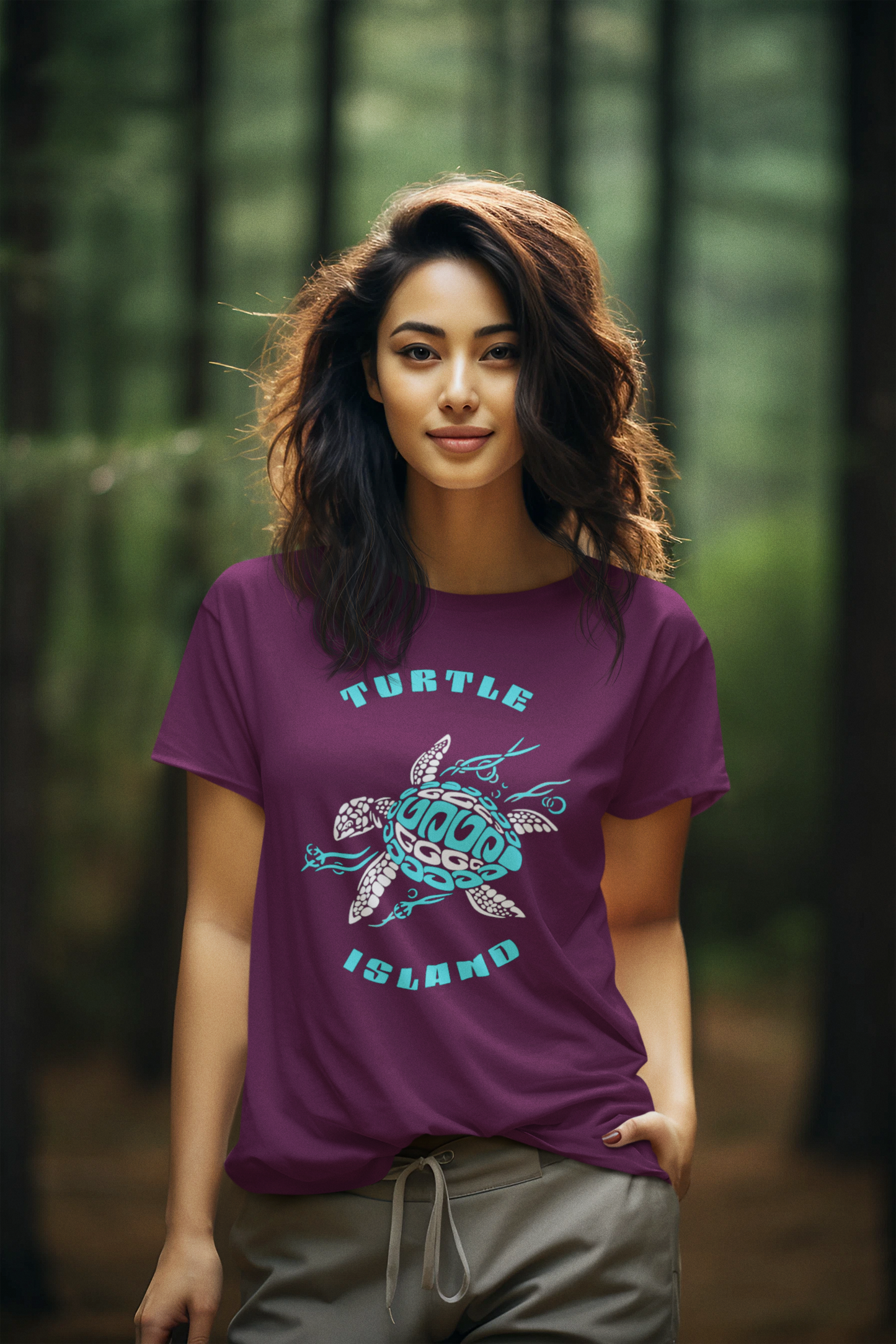 Turtle Island Native American Shirt (multiple color options)