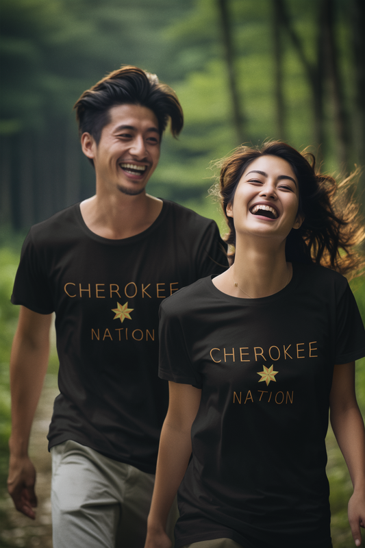 Cherokee Nation Native American Embroidered Shirt