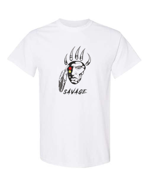 Savage Medicine Wheel - Embroidered Native American Shirt
